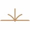 Ekena Millwork Redmond Timber Gable Bracket, Western Red Cedar, 108"W x 45"H x 3 1/2"D x 3 1/2"F, 10/12 Pitch GBW108X45X0404RED00SWR - alternate 1